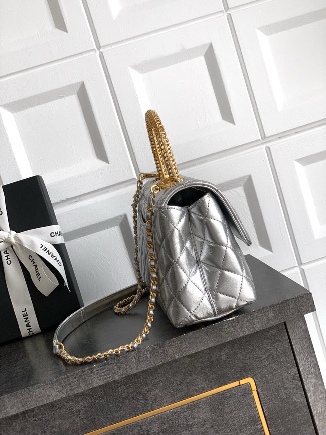 Chanel LARGE FLAP BAG WITH TOP HANDLE 92991-19