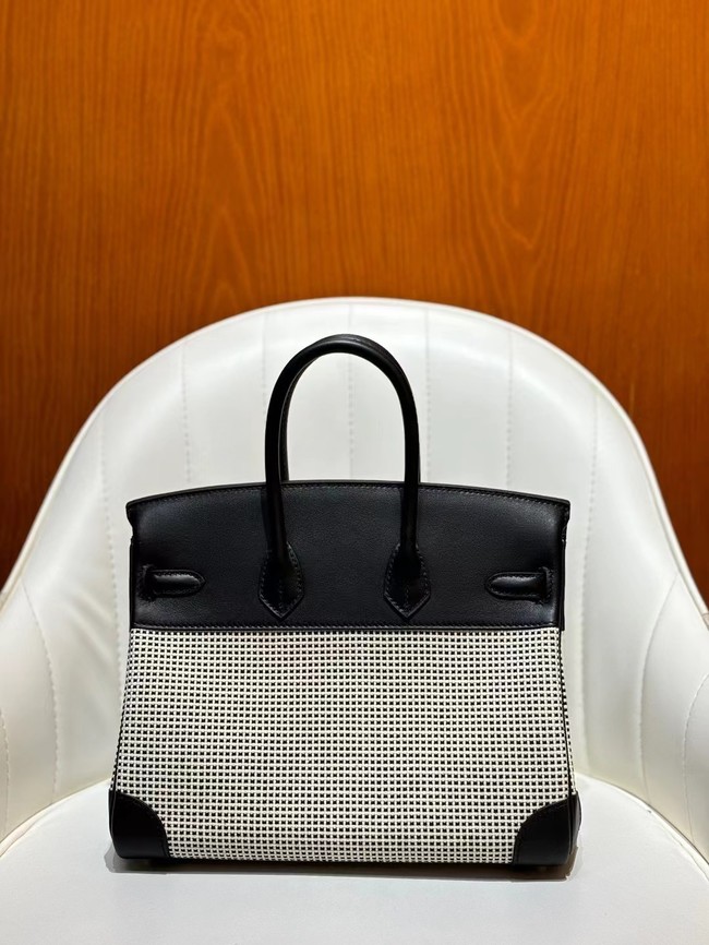 Hermes Birkin Bag togo Leather&Canvas 77886-3