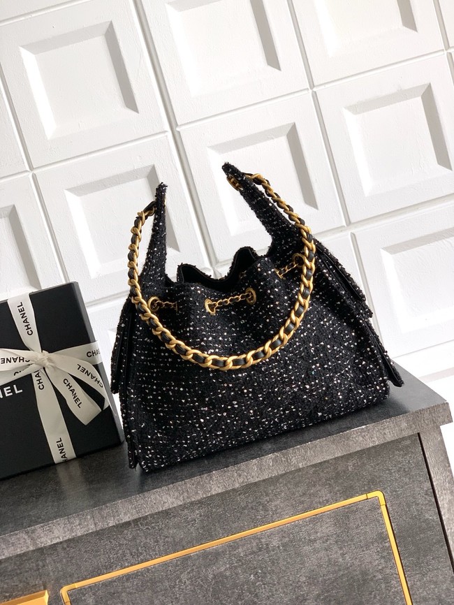 CHANEL 25 SMALL HANDBAG AS5293 black