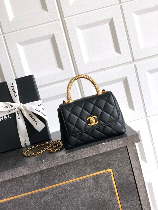 Chanel MINI FLAP BAG WITH TOP HANDLE AS2215-20