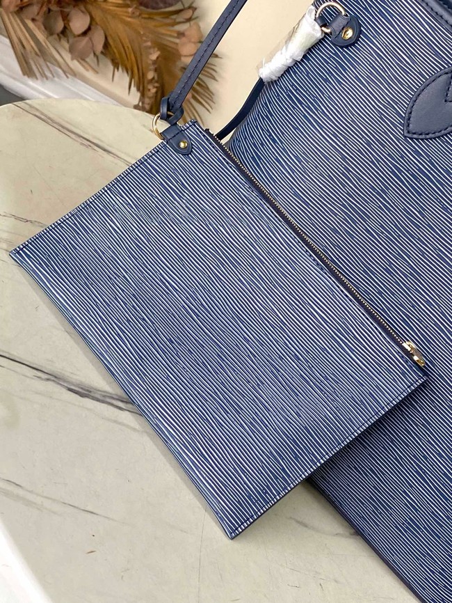 Louis Vuitton Neverfull MM M14856 Denim Blue
