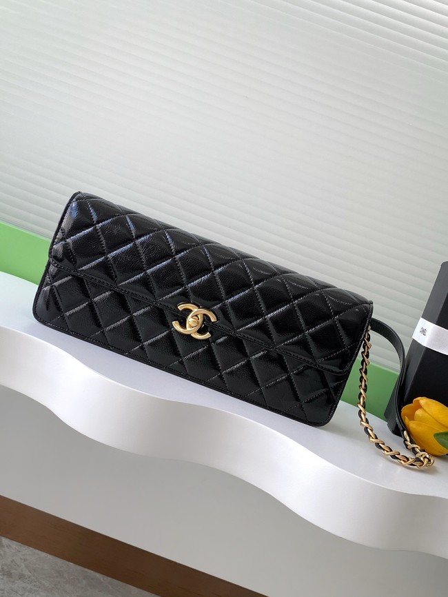 CHANEL Large Flap Bag AS5642 black