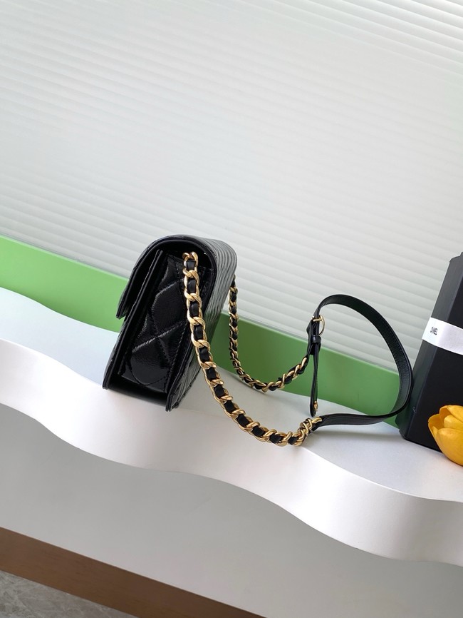 CHANEL Large Flap Bag AS5642 black