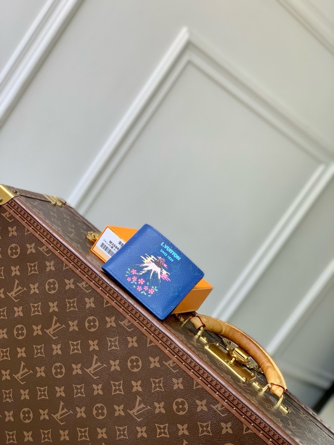 Louis Vuitton NEW Slender Wallet M15326 blue