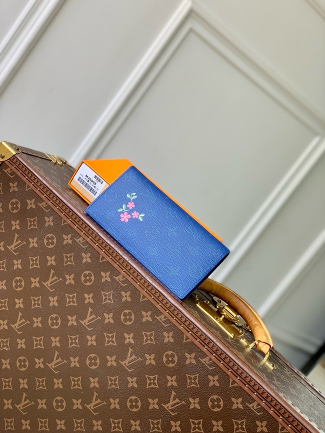 Louis Vuitton Brazza Wallet M25985 blue