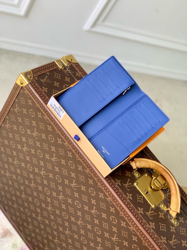 Louis Vuitton Brazza Wallet M25985 blue
