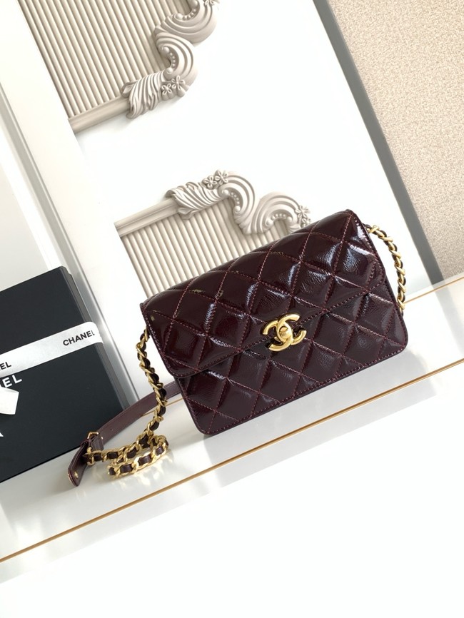 CHANEL Medium Flap Bag AS5618 Dark Brown