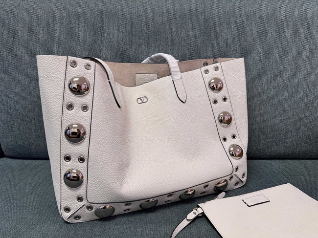 VALENTINO VLOGO velvet Shoulder Bag 3177 Cream