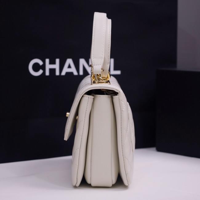 CHANEL mini Flap Bag With Top Handle 4654-3