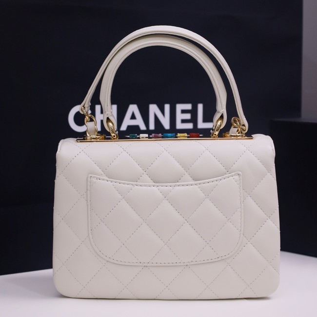 CHANEL mini Flap Bag With Top Handle 4654-3