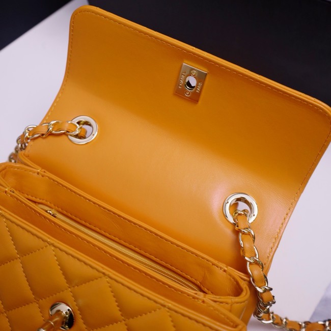 CHANEL mini Flap Bag With Top Handle 4654-9
