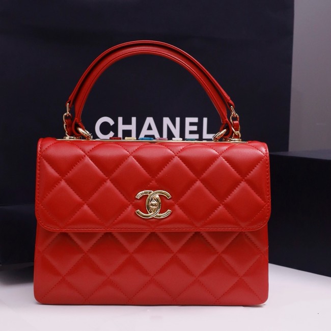 CHANEL small Flap Bag With Top Handle 92236-13