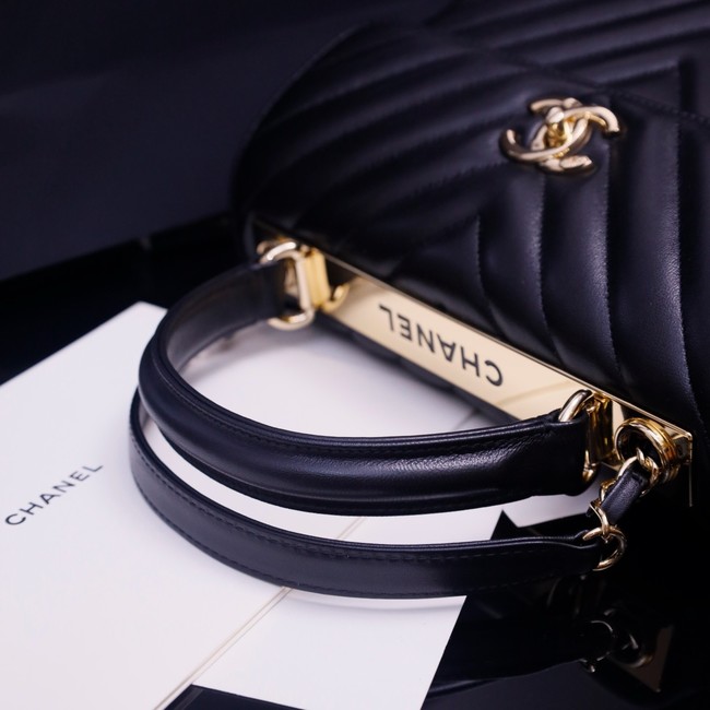 CHANEL small Flap Bag With Top Handle 92236-33
