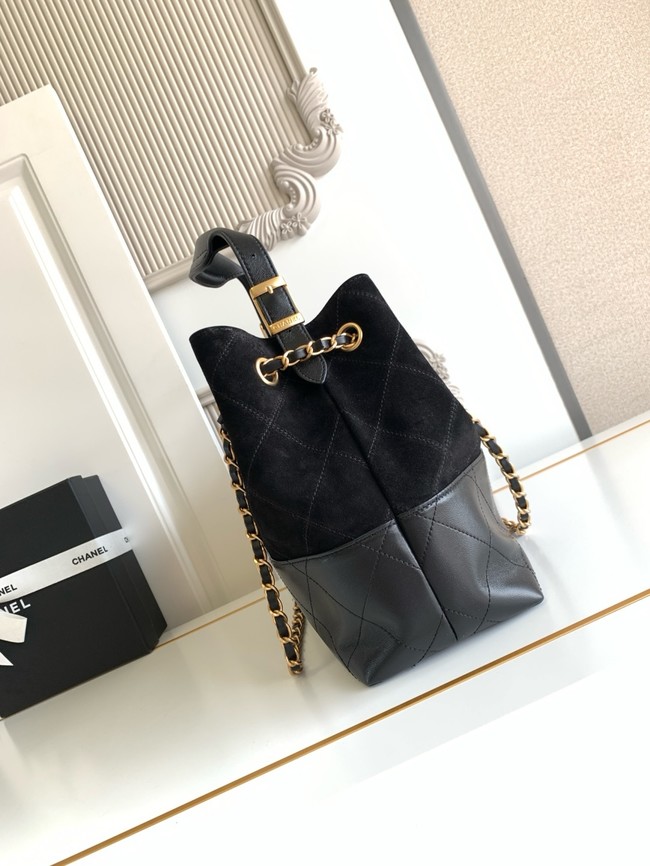 CHANEL Shopping Bag AS5434 black&black