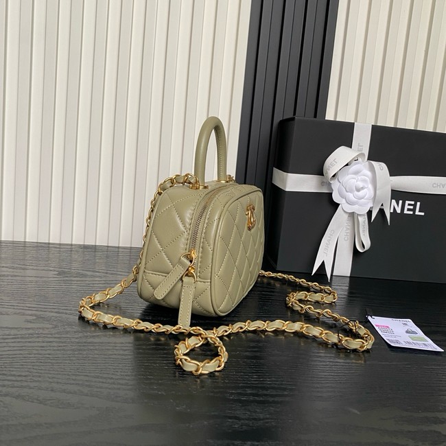 Chanel Mini Bowling Bag AS5572 green