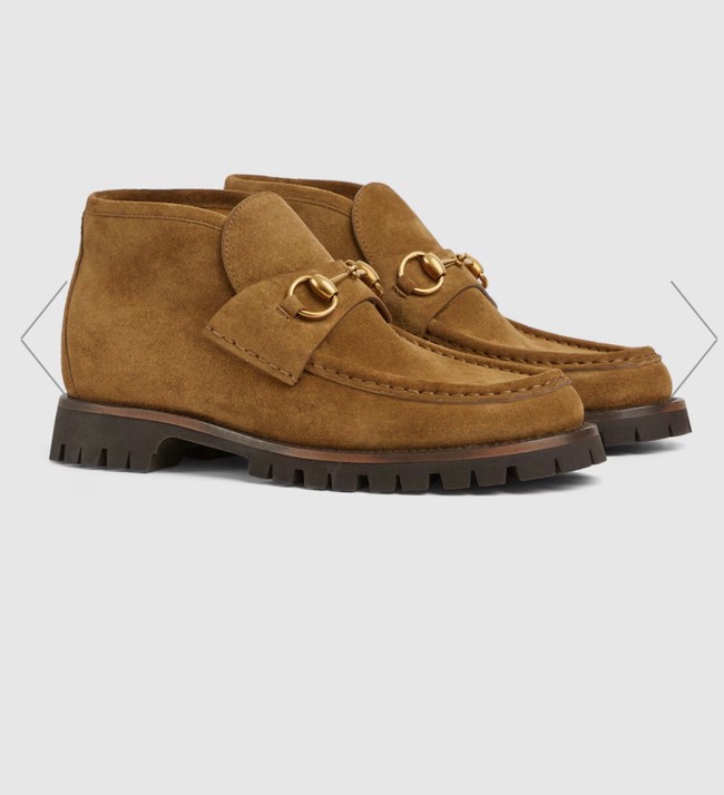 Gucci Womens Horsebit ankle boot 45020-6