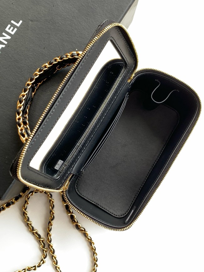 CHANEL Classic Small Vanity with Chain AP4799 black