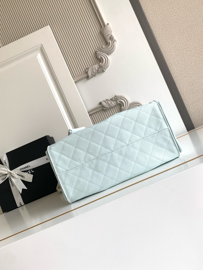 CHANEL 25 Medium Handbag AS5311 light blue