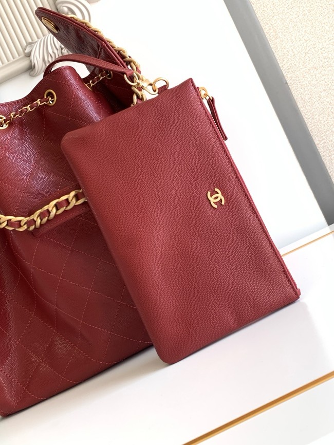 CHANEL 25 Medium Handbag AS5311 red
