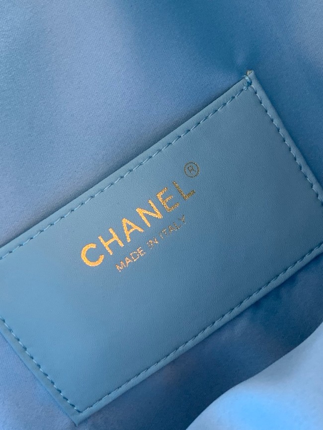 Chanel SUEDE HOBO BAG AS5311 blue