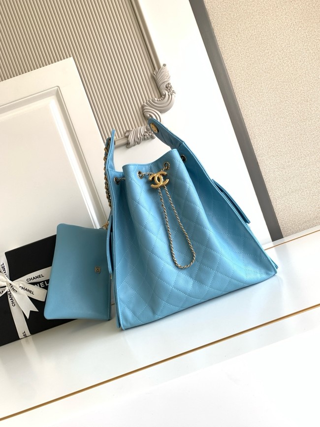 Chanel SUEDE HOBO BAG AS5311 blue