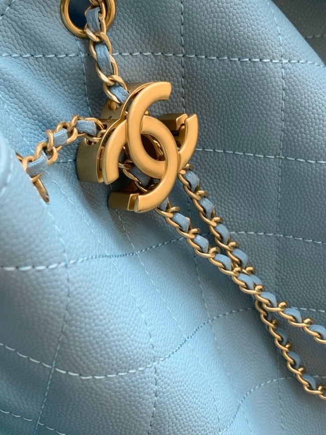 Chanel SUEDE HOBO BAG AS5311 blue