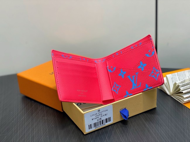 Louis Vuitton Multiple Wallet M14694 blue&red