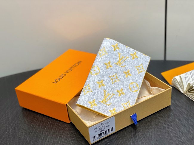 Louis Vuitton Passport Cover M15080 Gray&Yellow
