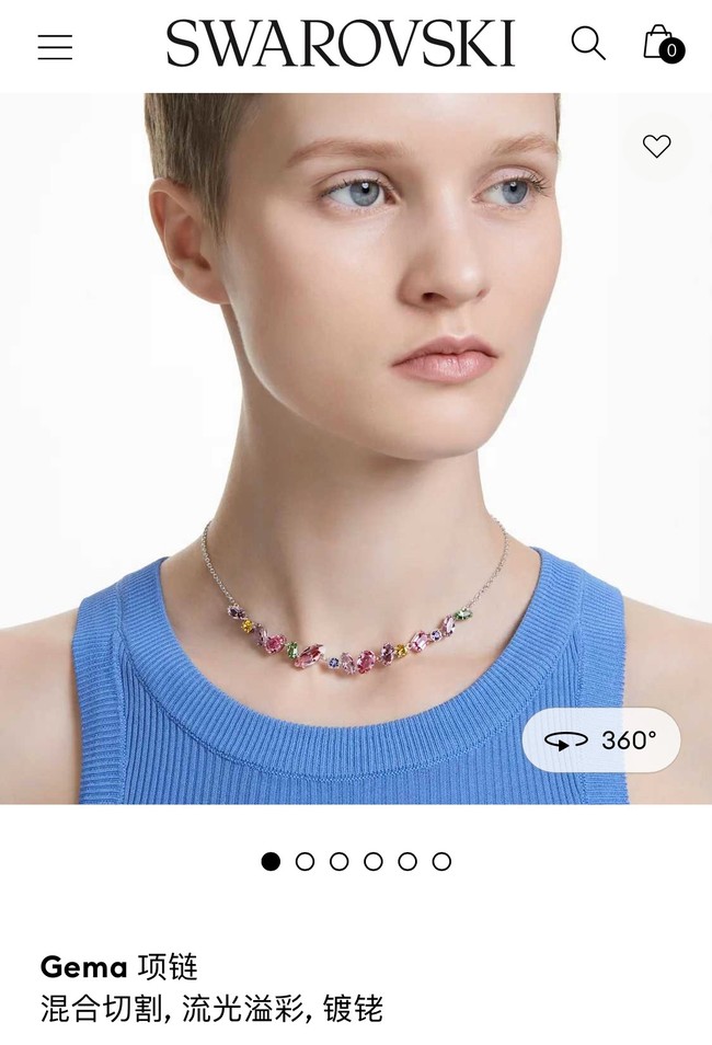 Swarovski necklace&Bracelet CE81095