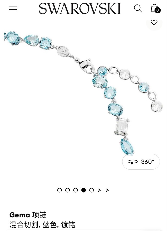 Swarovski necklace&Bracelet CE81096