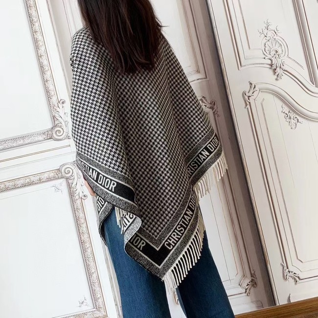 Dior Oblique Poncho Cashmere 21DOB10