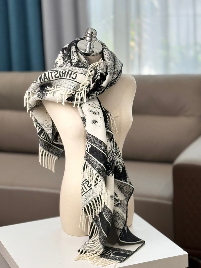 Dior Oblique Poncho Cashmere 21DOB7