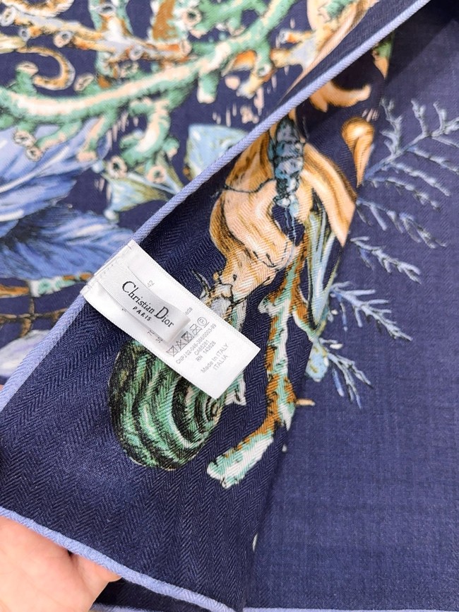 Dior Square Scarf Silk Jacquard XT273