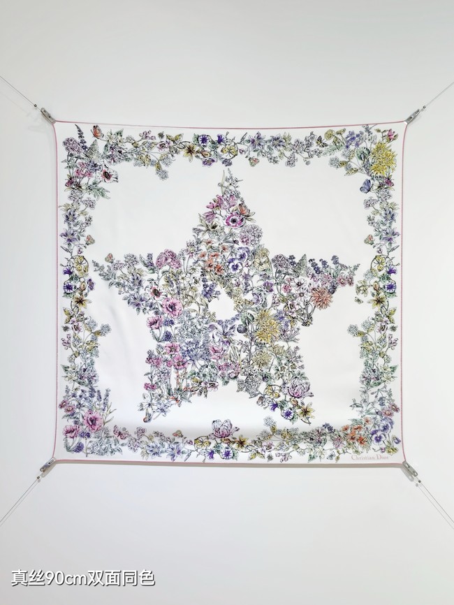 Dior Star 70 Square Scarf KY071