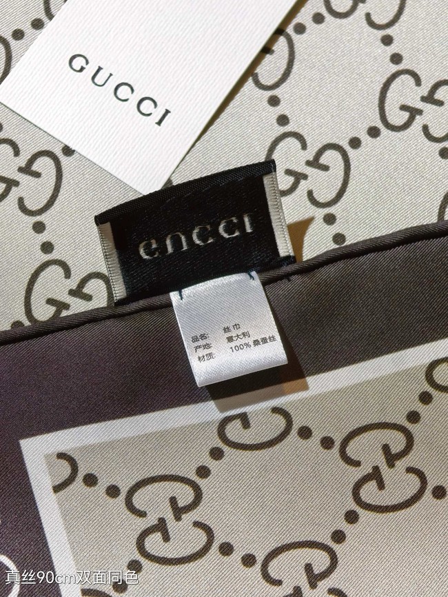 Gucci Square Scarf Silk Jacquard XT2891