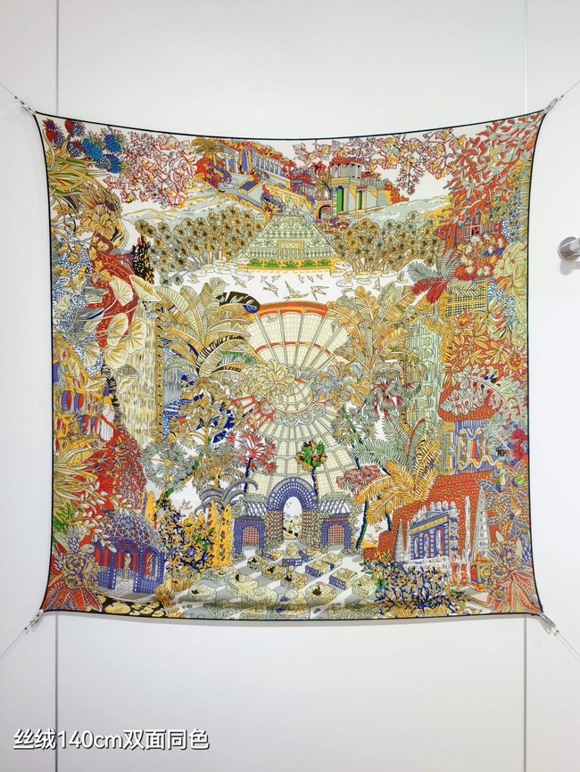 Hermes Shawl Cashmere and Silk KY136