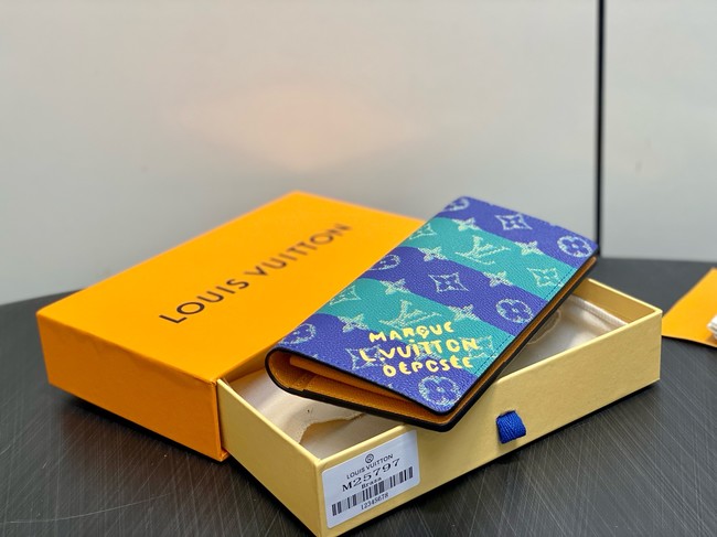 Louis Vuitton Brazza Wallet M25797 blue
