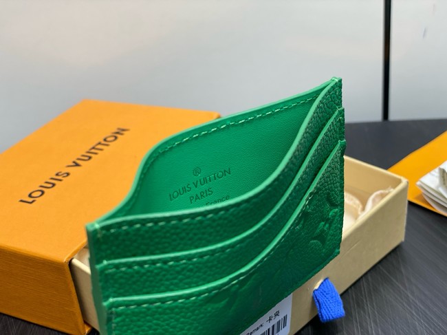 Louis Vuitton Double Card Holder M14771  green