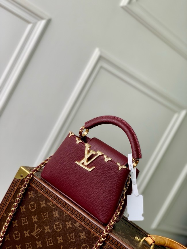 Louis Vuitton Capucines Mini M25497 burgundy