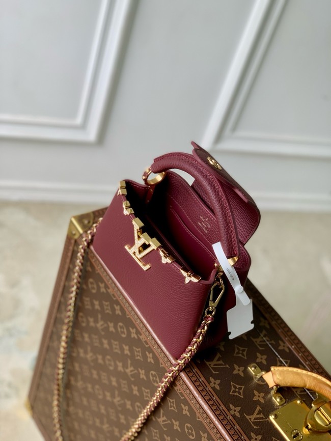 Louis Vuitton Capucines Mini M25497 burgundy