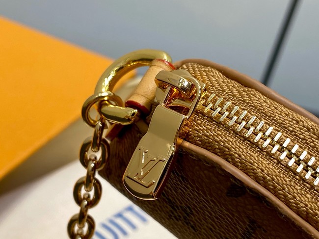 Louis Vuitton NEW Cosmetic Lipstick Pouch M25694 yellow