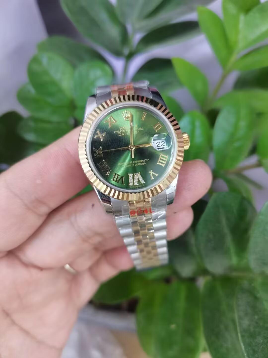 Rolex Datejust Replica Watch R70921 Green