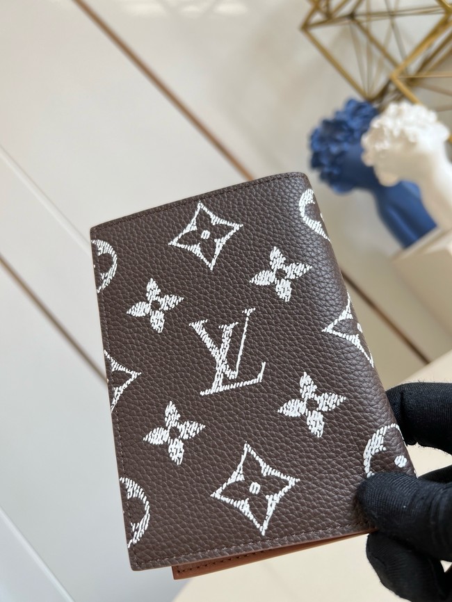 Louis Vuitton Passport Cover M26059 dark brown