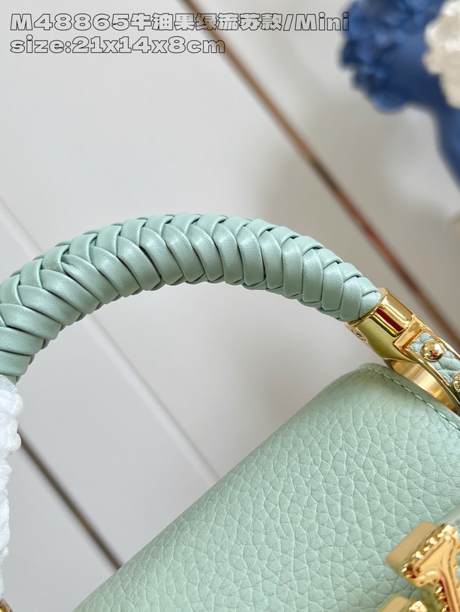 Louis Vuitton Capucines Mini M25497 green