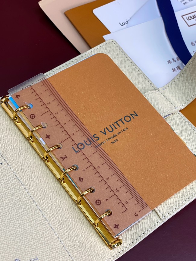 Louis Vuitton Small Ring Agenda Cover CUSTOMIZABLE R20005-8