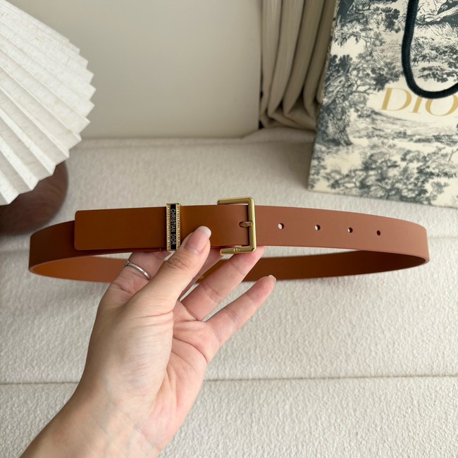 Dior Night Code Belt mooth Calfskin 25 MM B0162