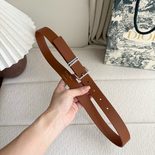 Dior Night Code Belt mooth Calfskin 25 MM B0163
