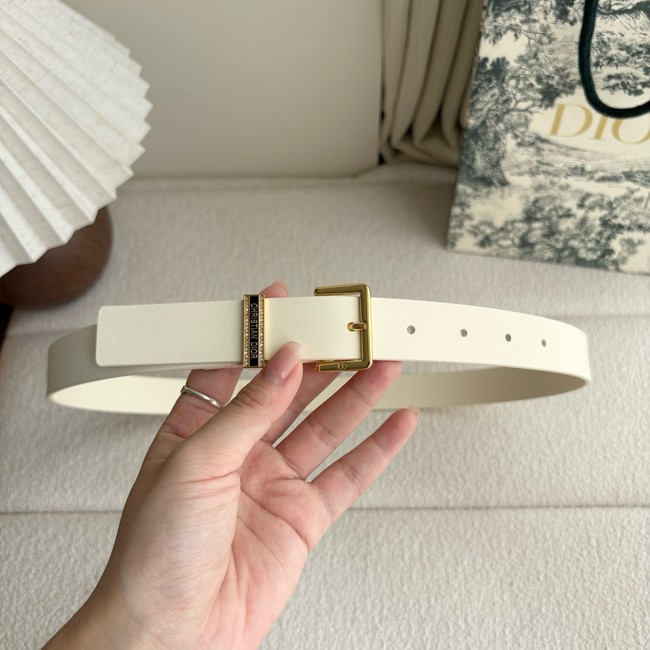 Dior Night Code Belt mooth Calfskin 25 MM B0164