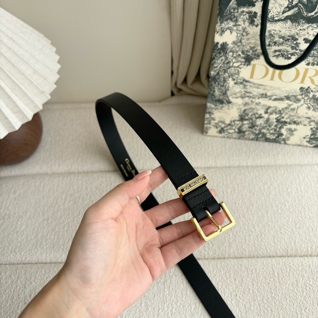 Dior Night Code Belt mooth Calfskin 25 MM B0166