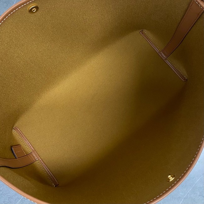 Celine IN TRIOMPHE CANVAS AND CALFSKIN 8875 TAN